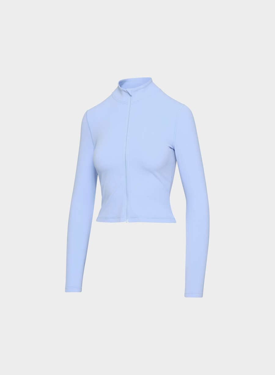 ny butter limit zip-up dayflower blÅ