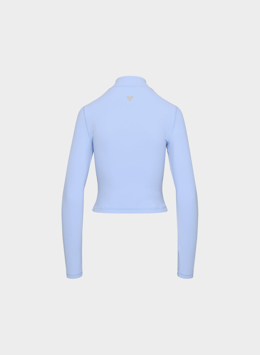 ny butter limit zip-up dayflower blÅ