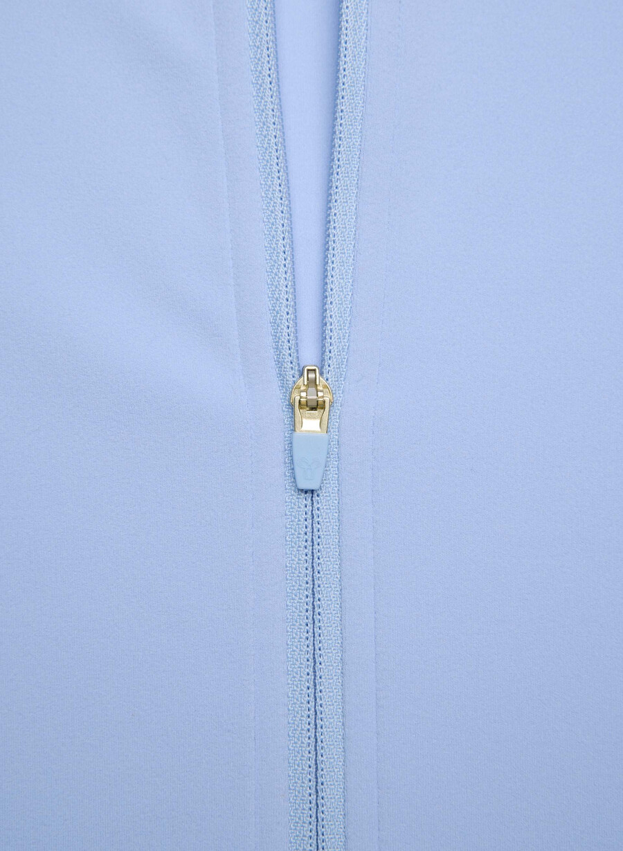ny butter limit zip-up dayflower blÅ