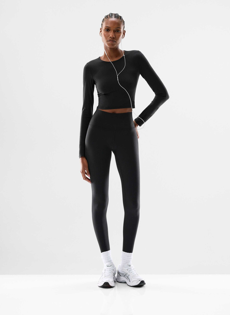 butter cheeky högmidja 68 cm leggings svart