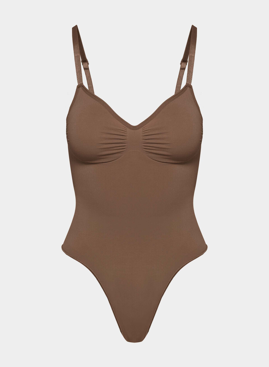 shapeenhance lågryggig thongbody cocoa bean
