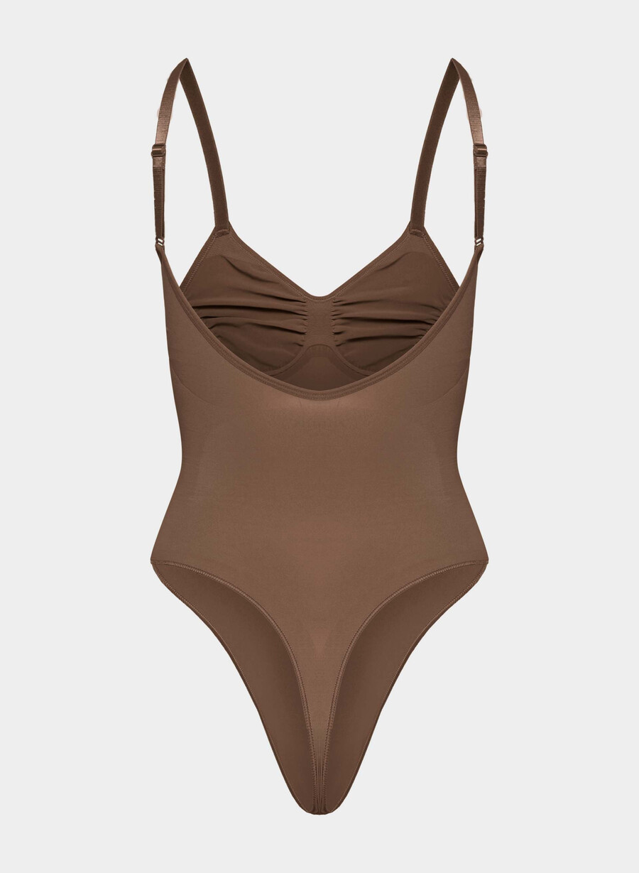 shapeenhance lågryggig thongbody cocoa bean