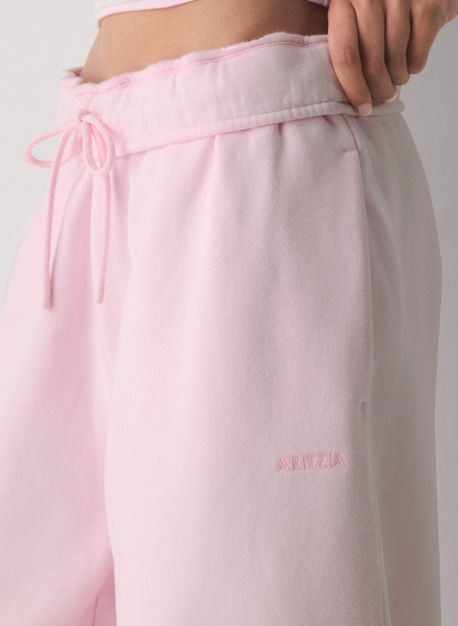 mysig sweatfleece mega foldover baggy jogger villa rosa