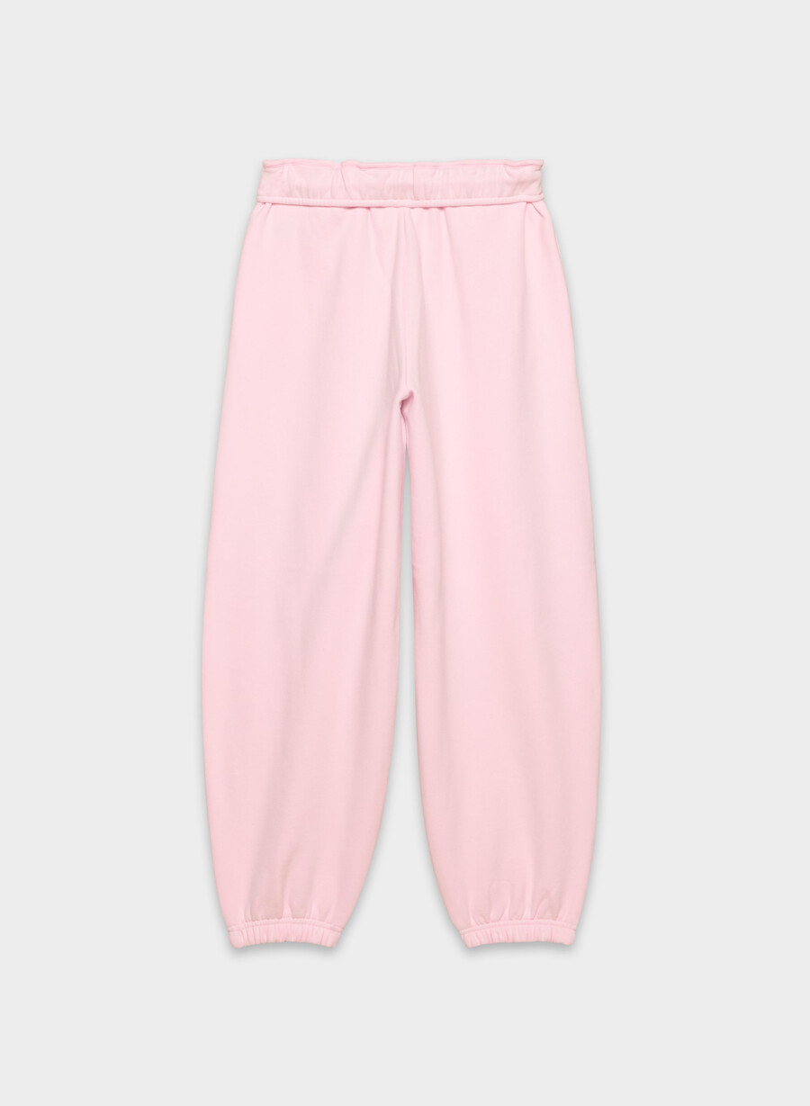 mysig sweatfleece mega foldover baggy jogger villa rosa