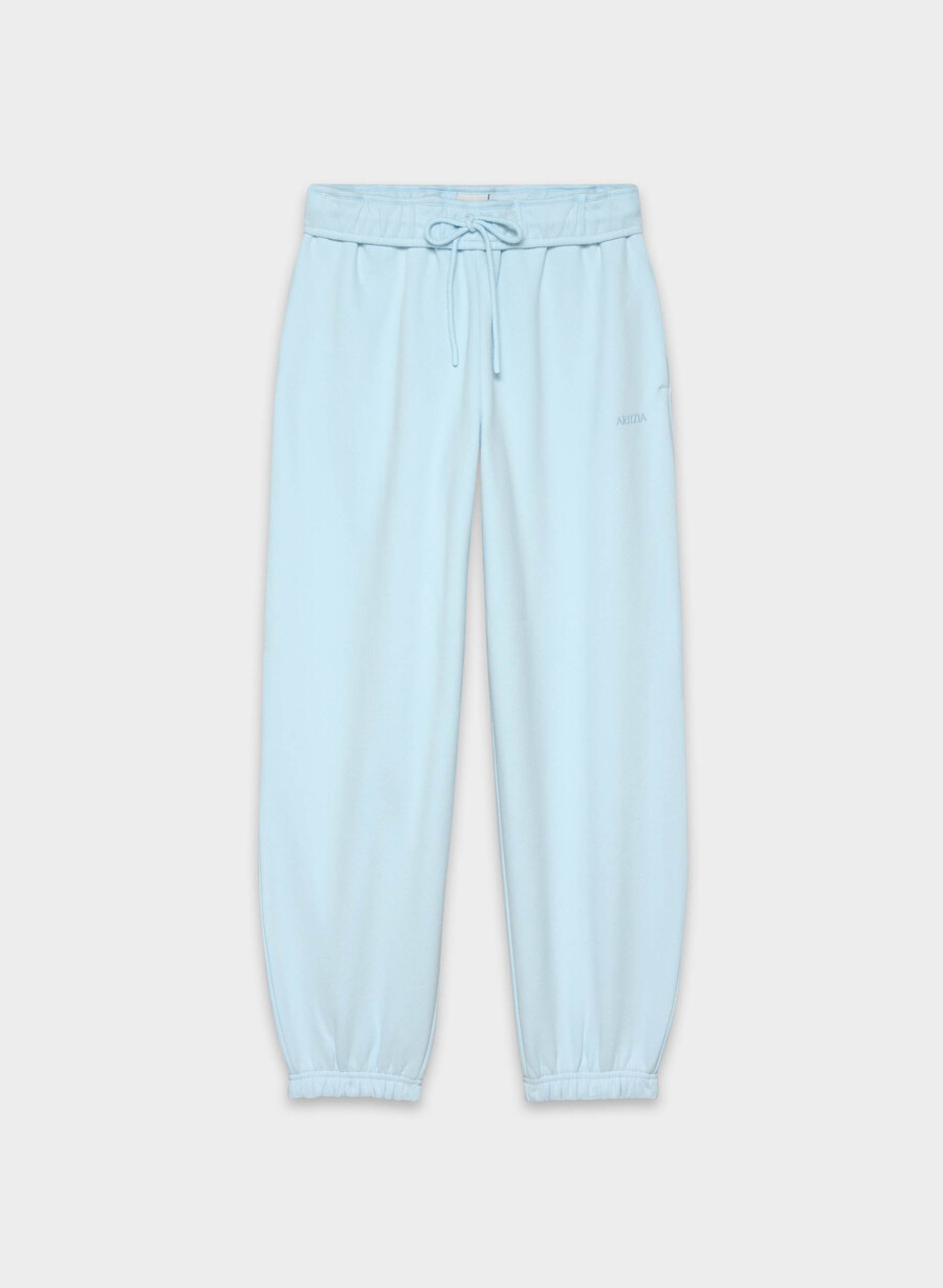 mysig sweatfleece mega foldover baggy jogger villa blÅ