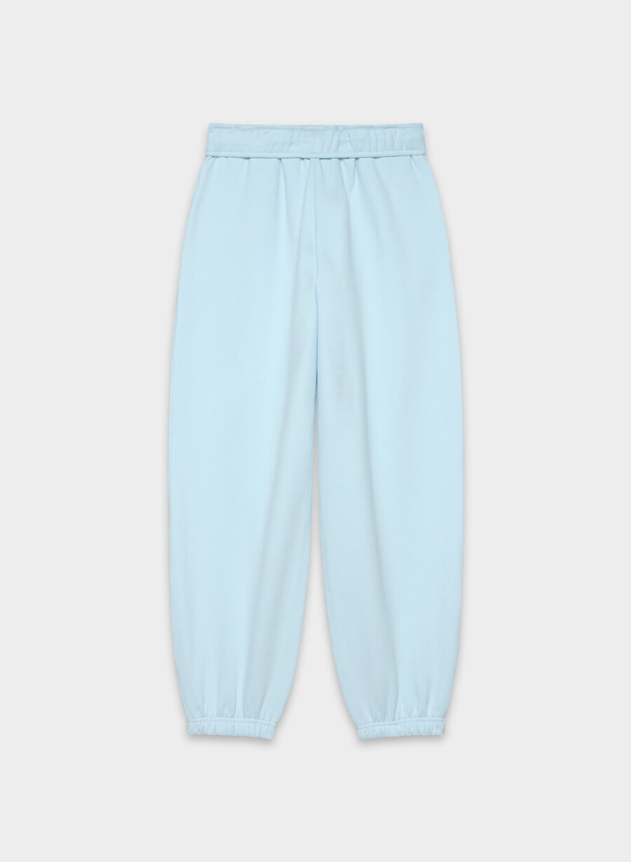 mysig sweatfleece mega foldover baggy jogger villa blÅ