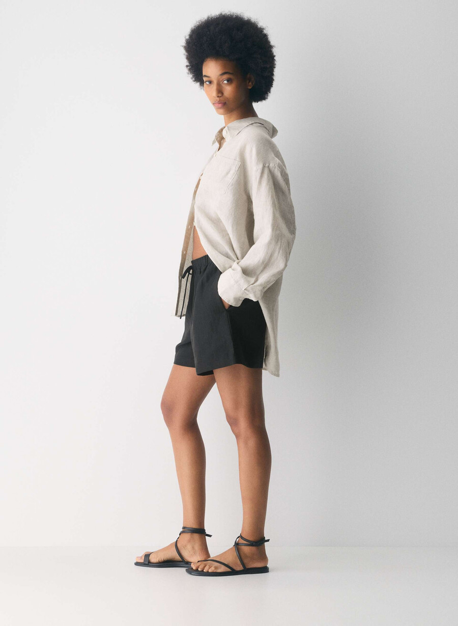 the lodge short mid-thigh - cruiselinen black