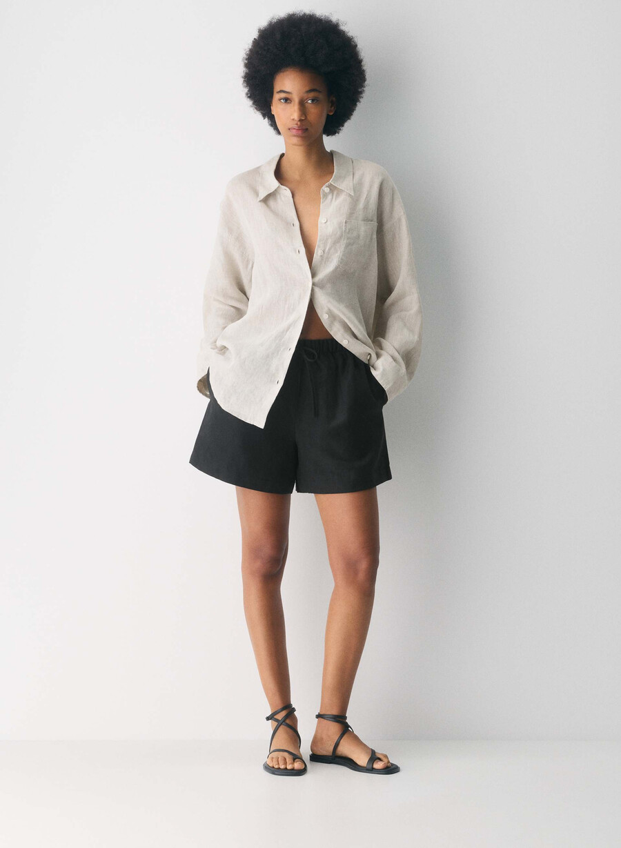 the lodge short mid-thigh - cruiselinen black