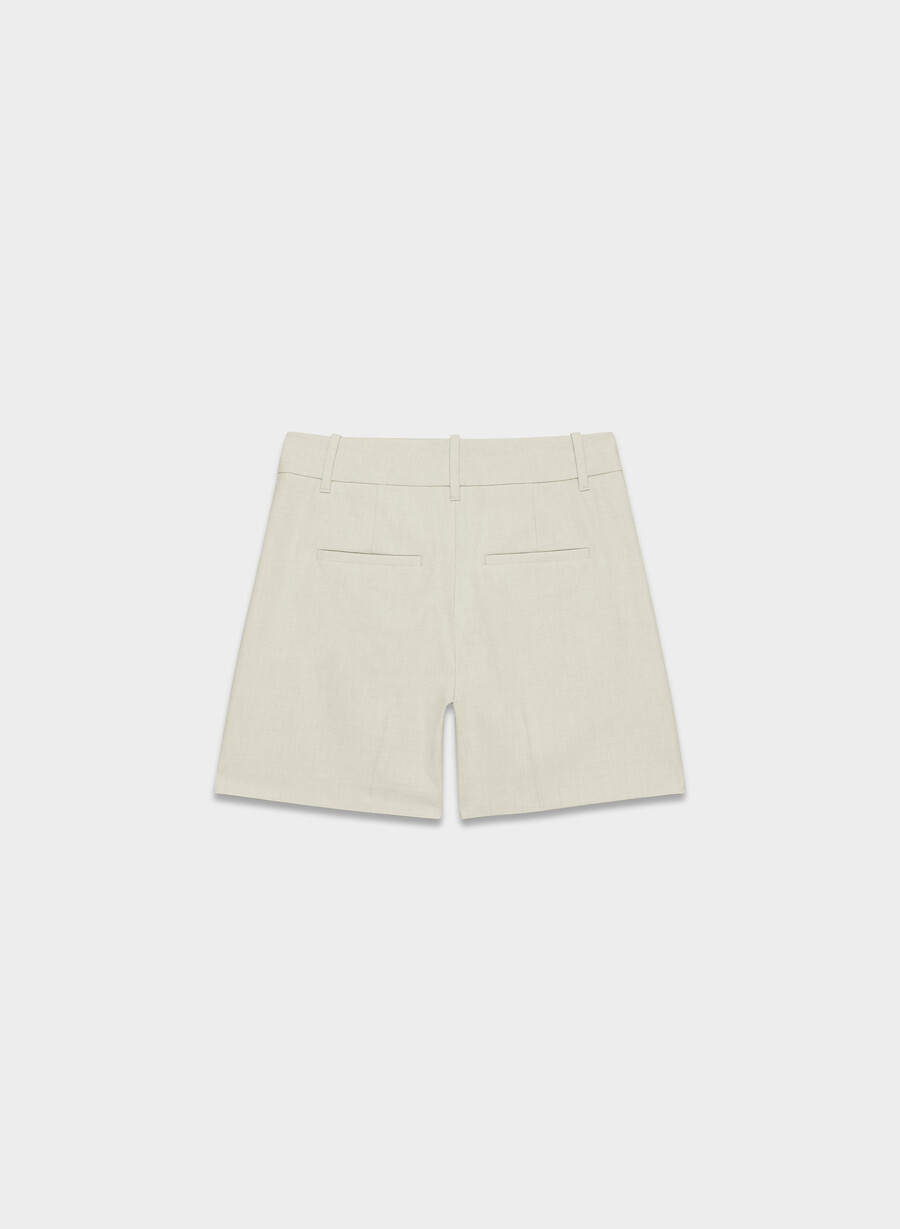 the effortless short mid-thigh - reessential light heather matt pearl