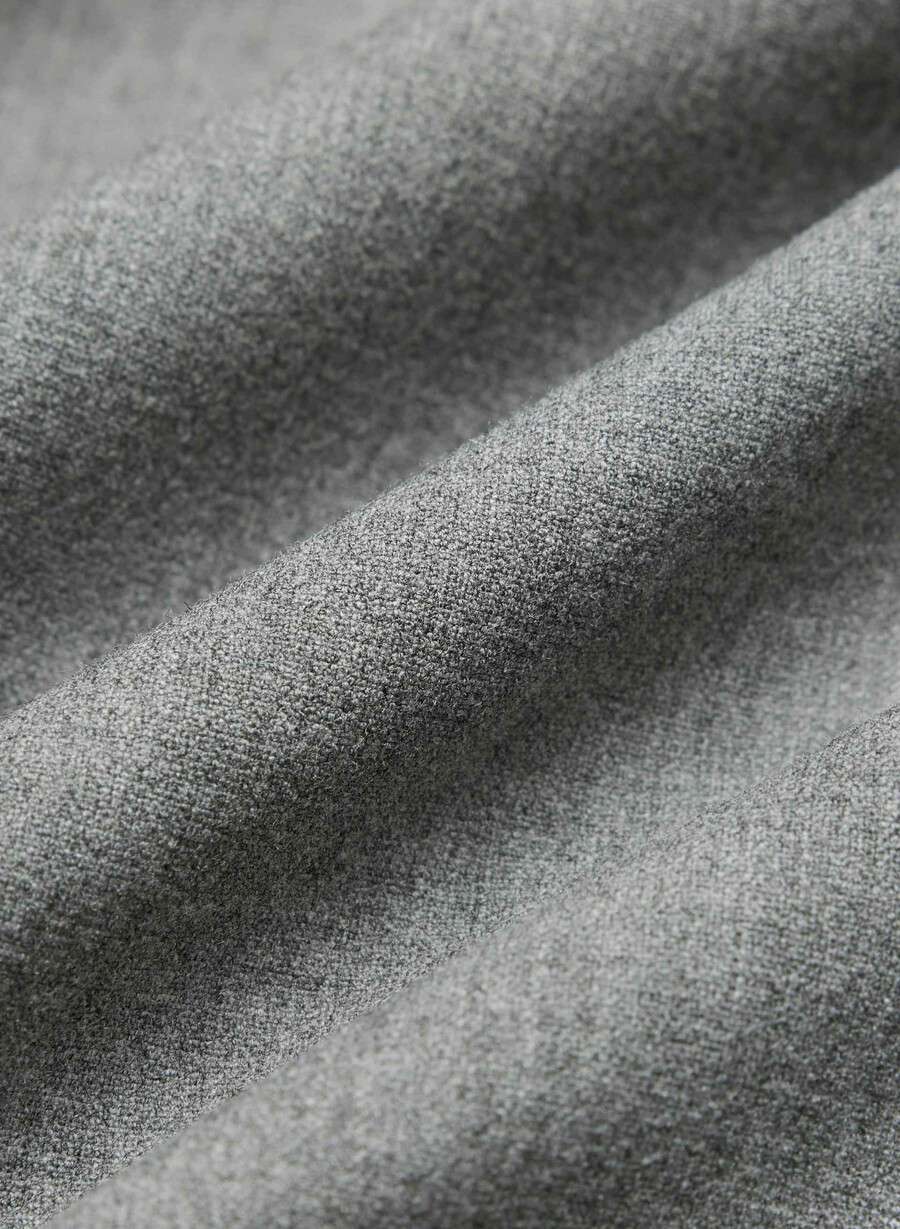 the effortless short mid-thigh - reessential light heather dark grey