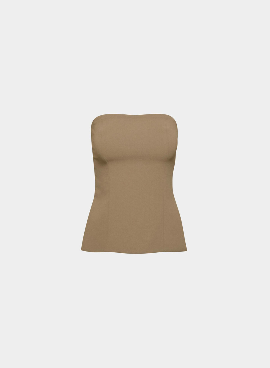 posh tubtopp - crepette folio brun