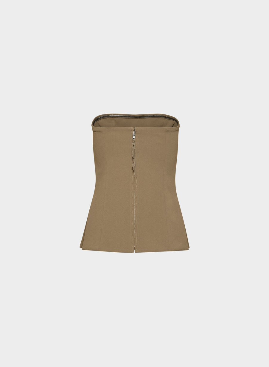 posh tubtopp - crepette folio brun