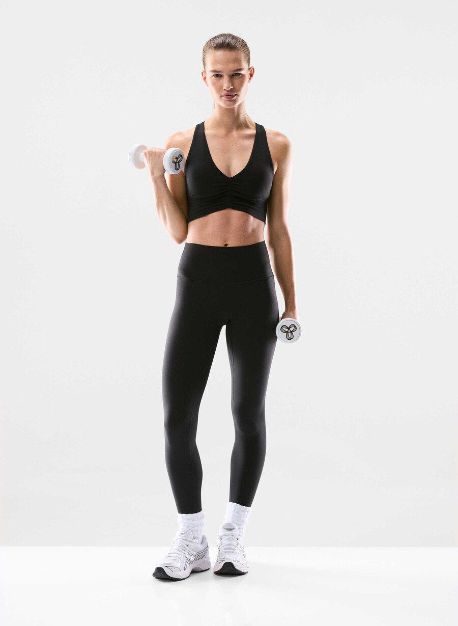 butter cheeky infinite höghöjdsleggings 66 cm svarta