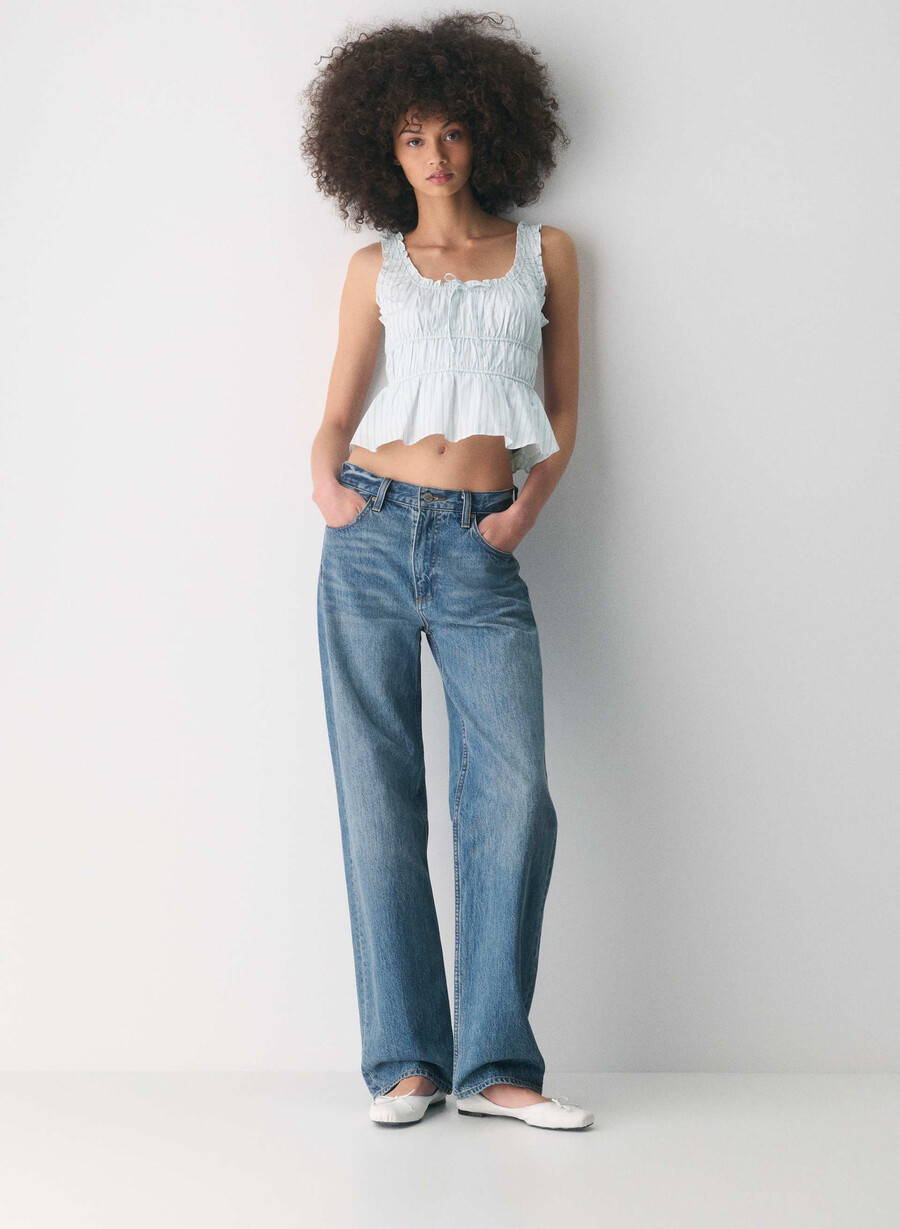 helena poplin topp azl strp br wtvl bl