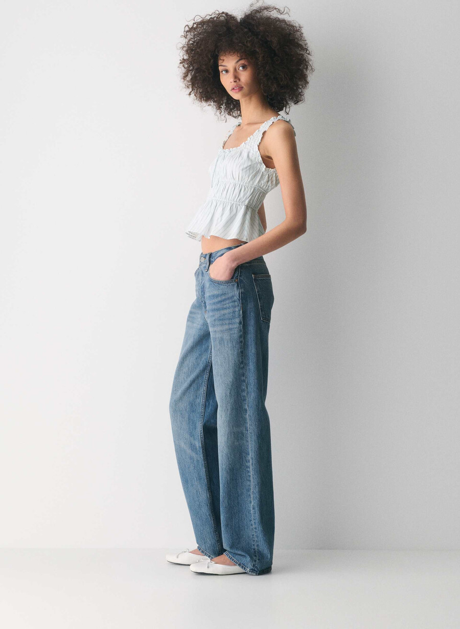helena poplin topp azl strp br wtvl bl
