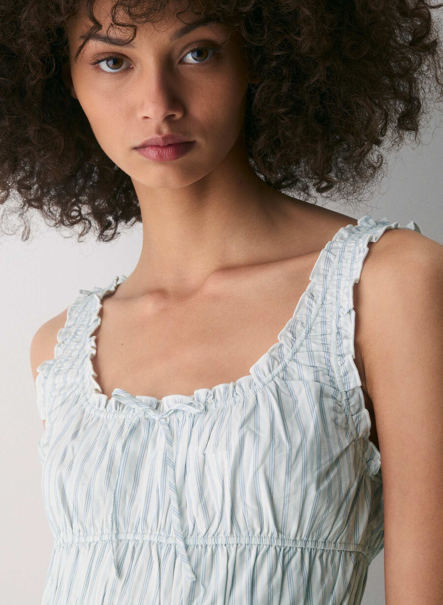 helena poplin topp azl strp br wtvl bl