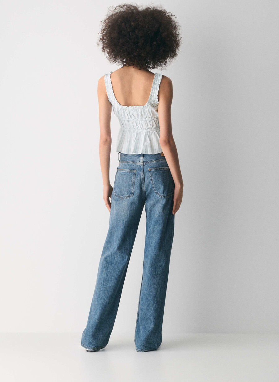 helena poplin topp azl strp br wtvl bl