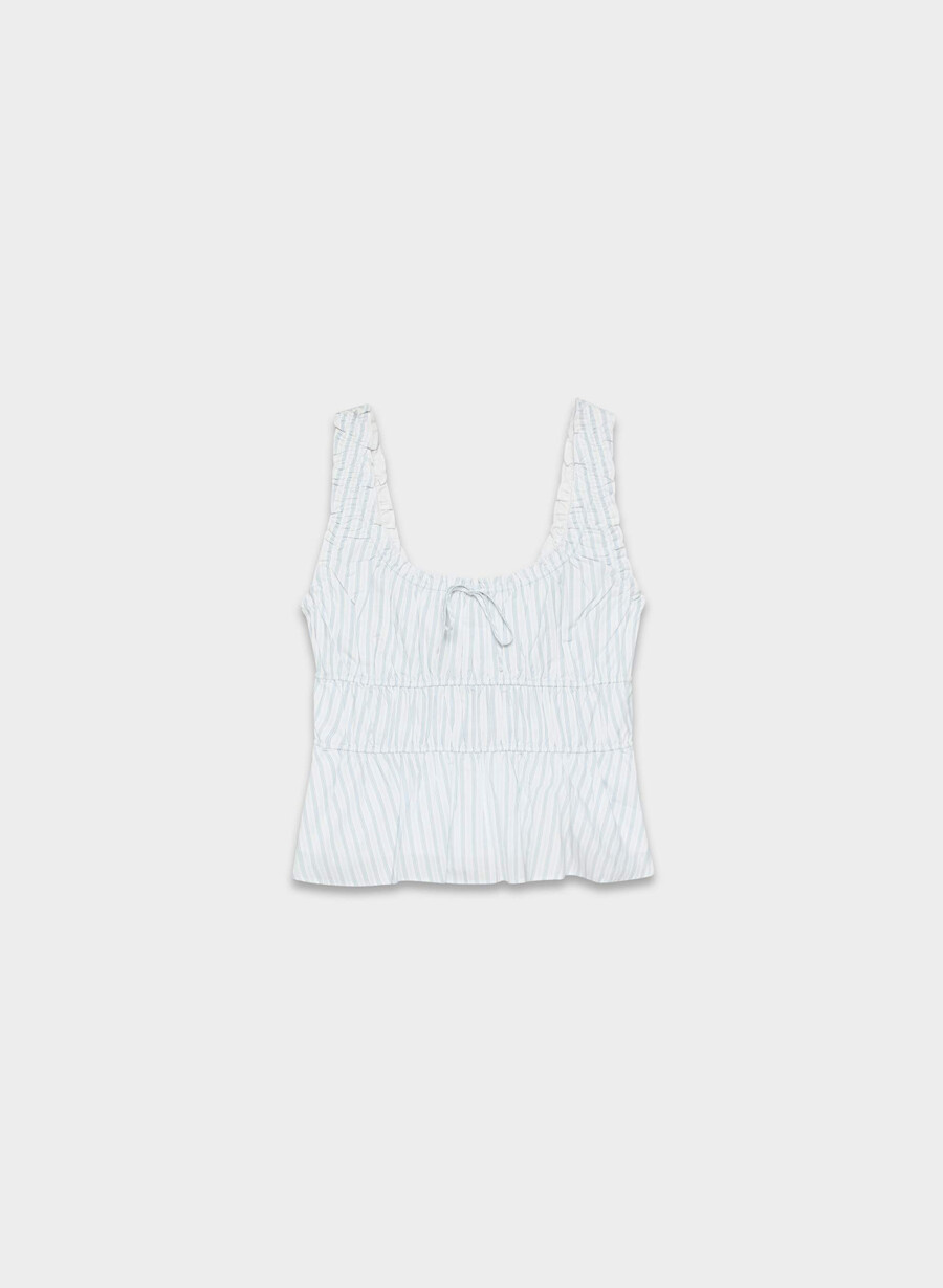 helena poplin topp azl strp br wtvl bl