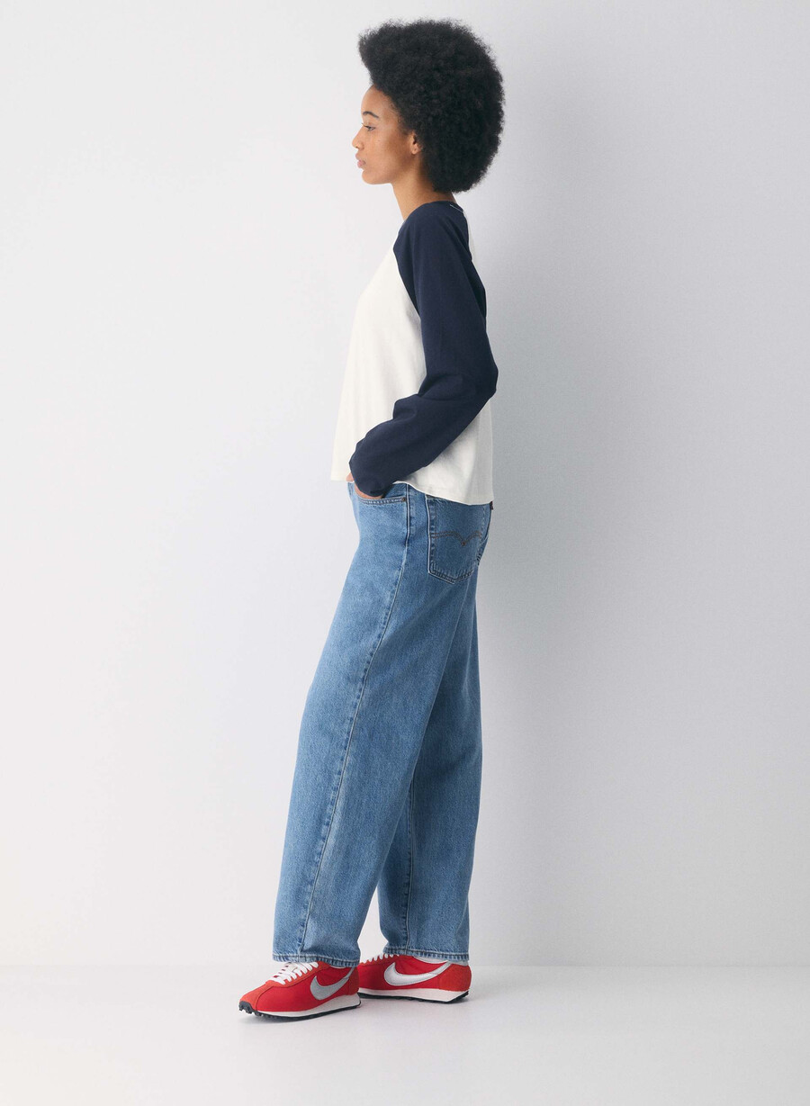 levis baggy dad jeans own it stone