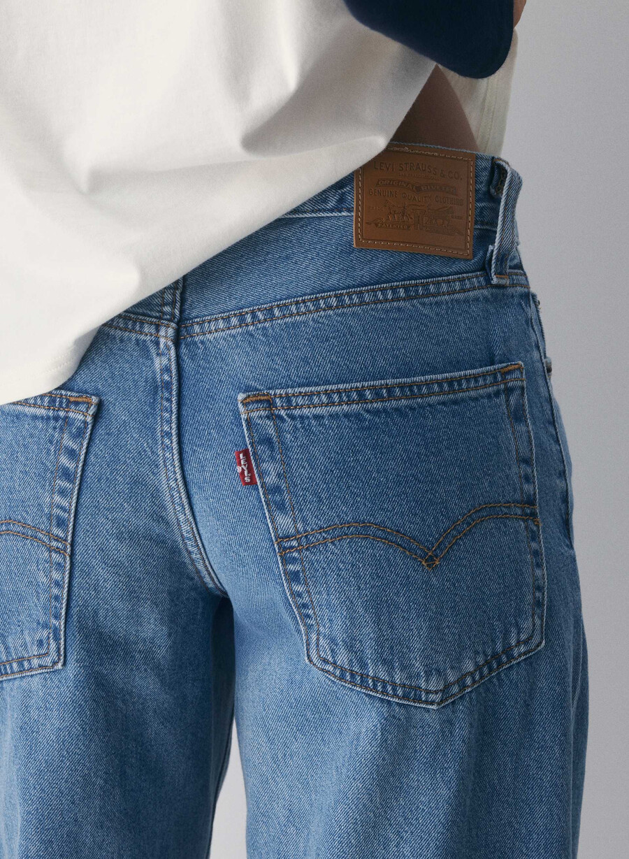 levis baggy dad jeans own it stone