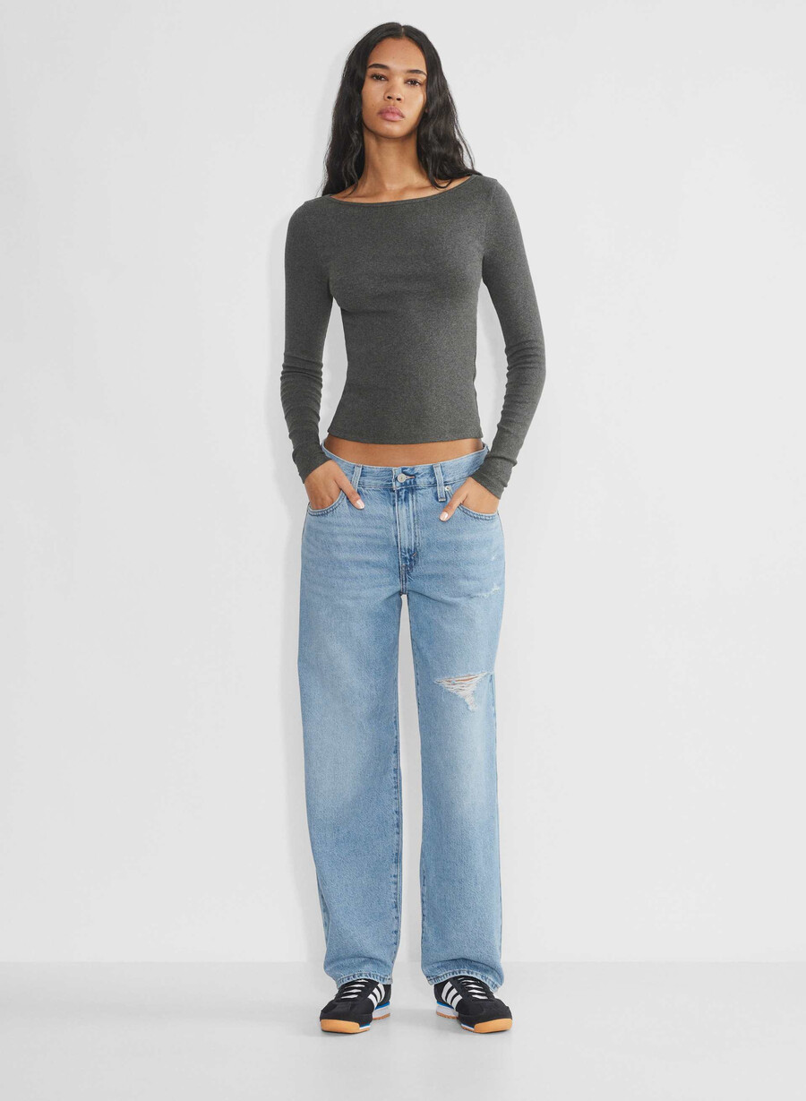 levis baggy dad jeans i mitten med dmg