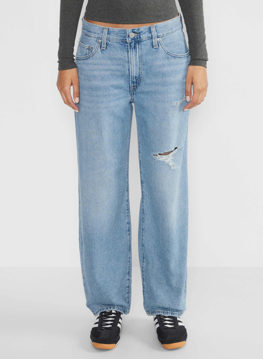 levis baggy dad jeans i mitten med dmg
