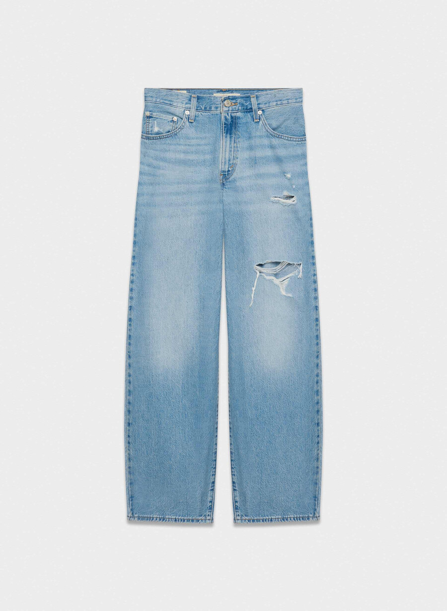 levis baggy dad jeans i mitten med dmg