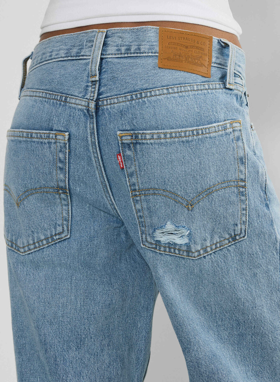 levis baggy dad jean fick emot teckningen