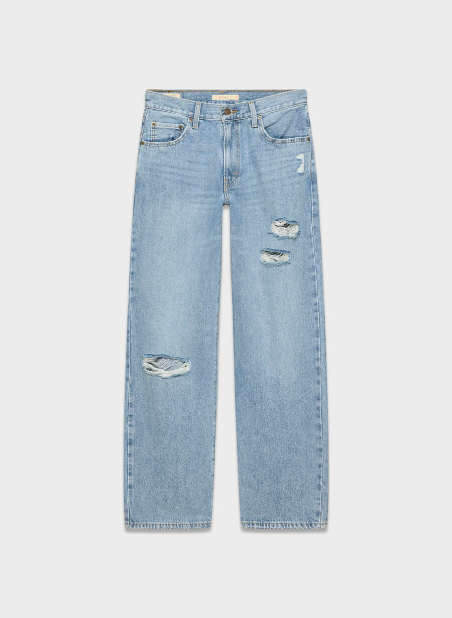 levis baggy dad jean fick emot teckningen