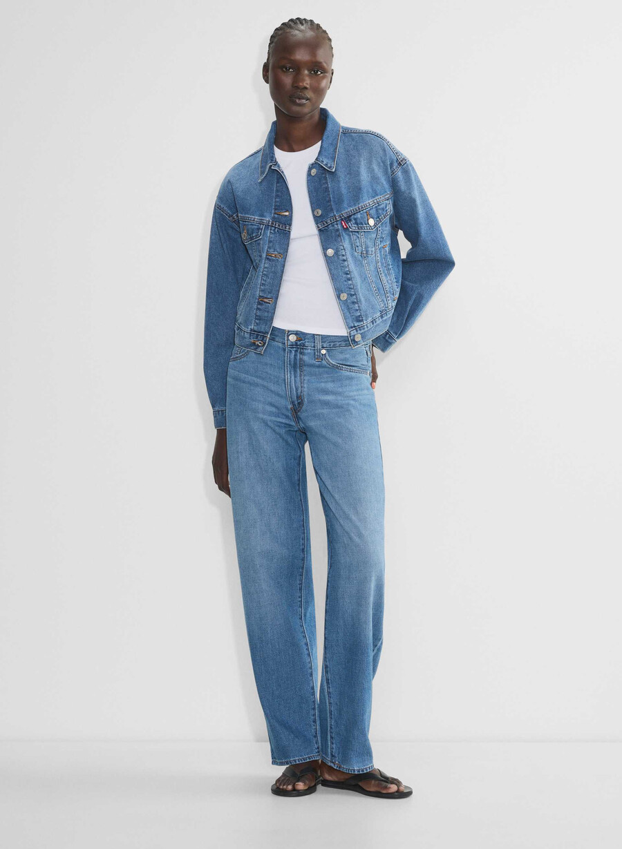 levis shrunken 90-tals truckerjacka cool city whip