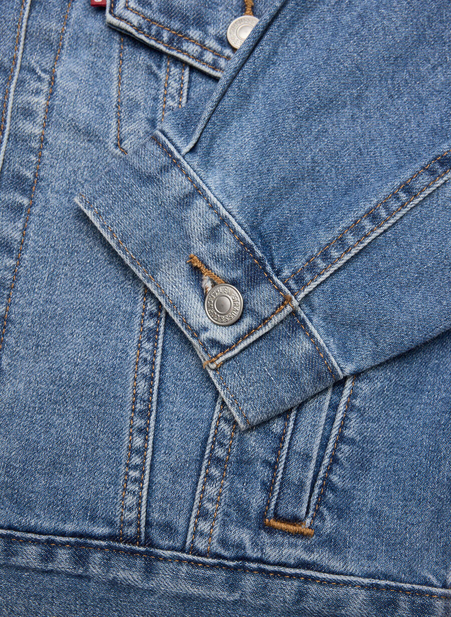 levis shrunken 90-tals truckerjacka cool city whip