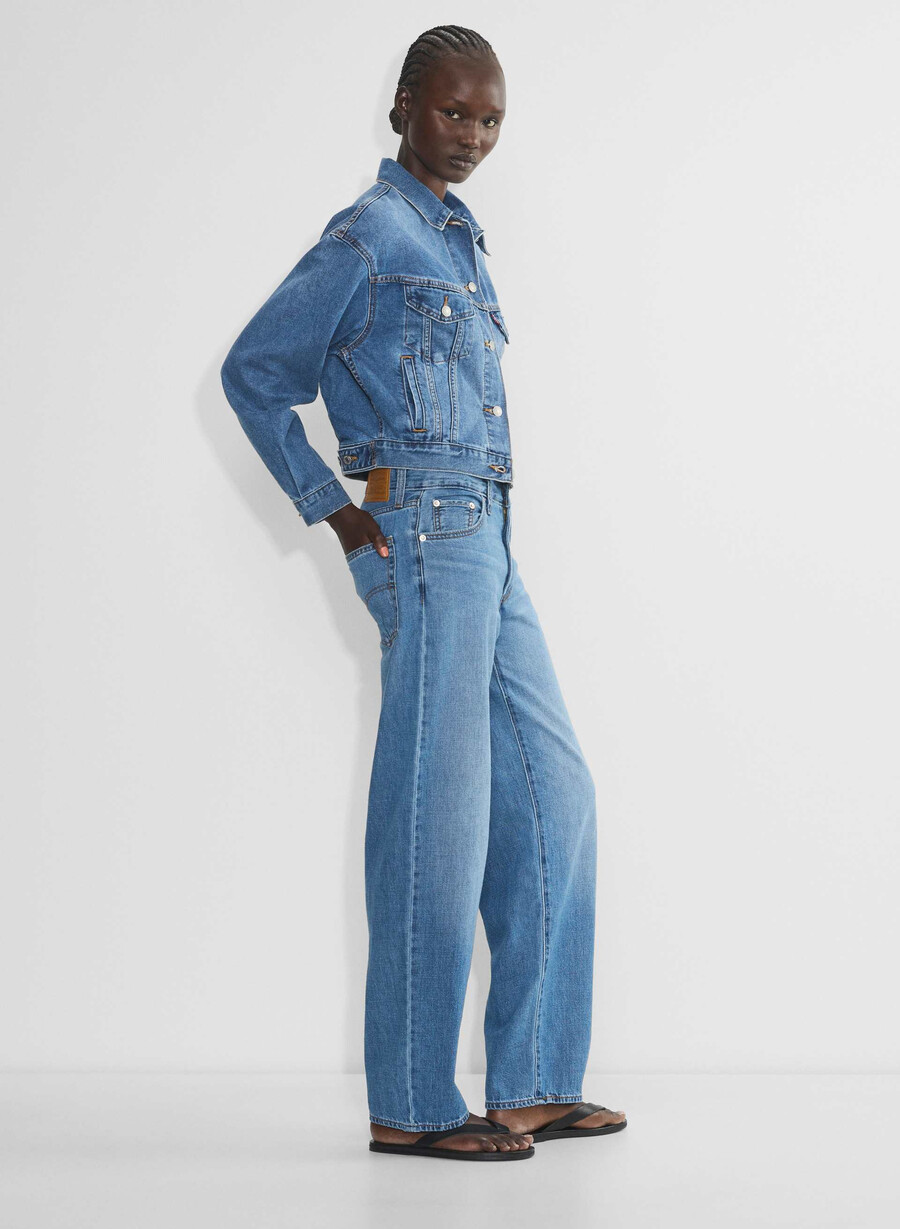 levis shrunken 90-tals truckerjacka cool city whip