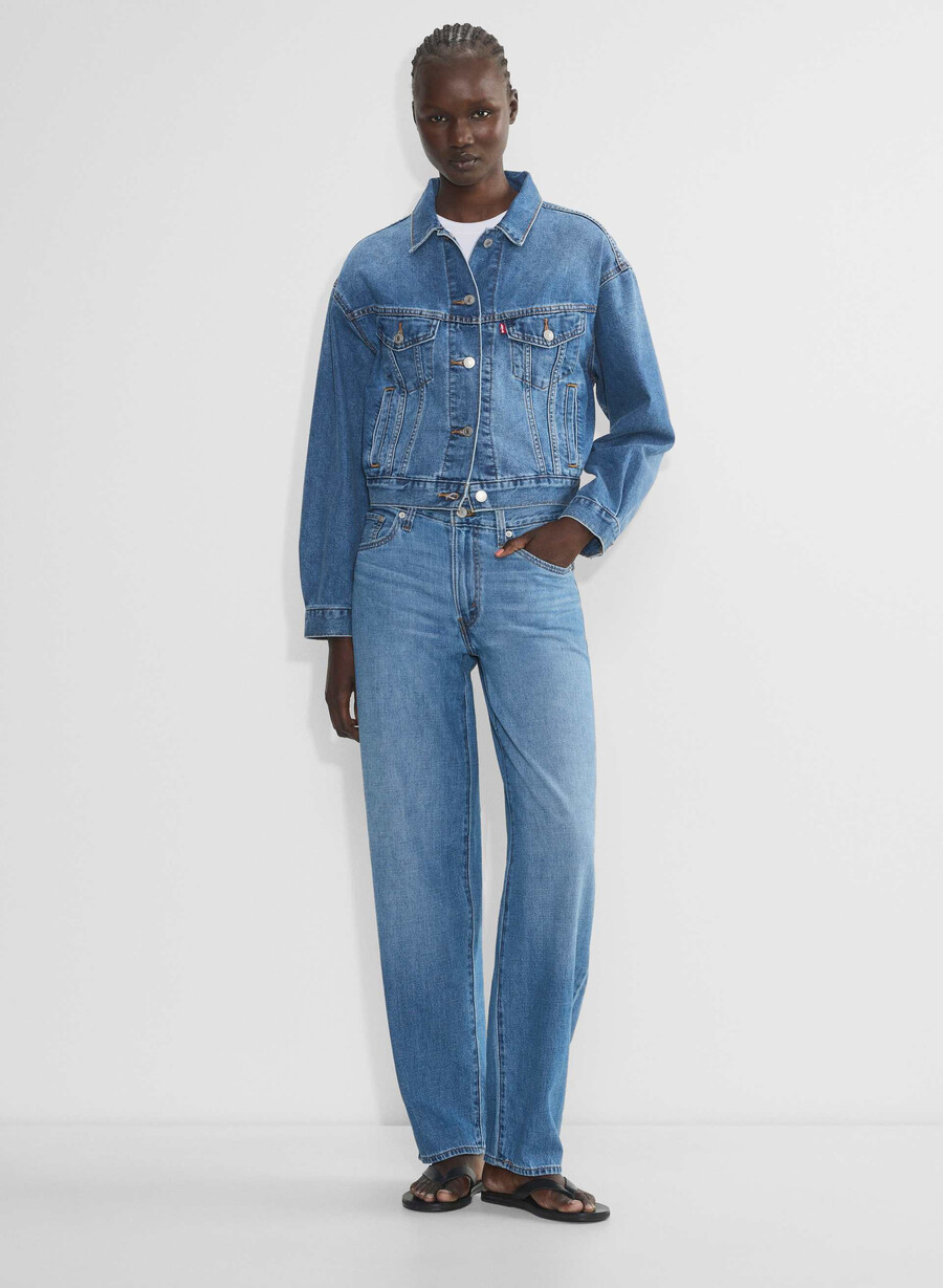 levis shrunken 90-tals truckerjacka cool city whip