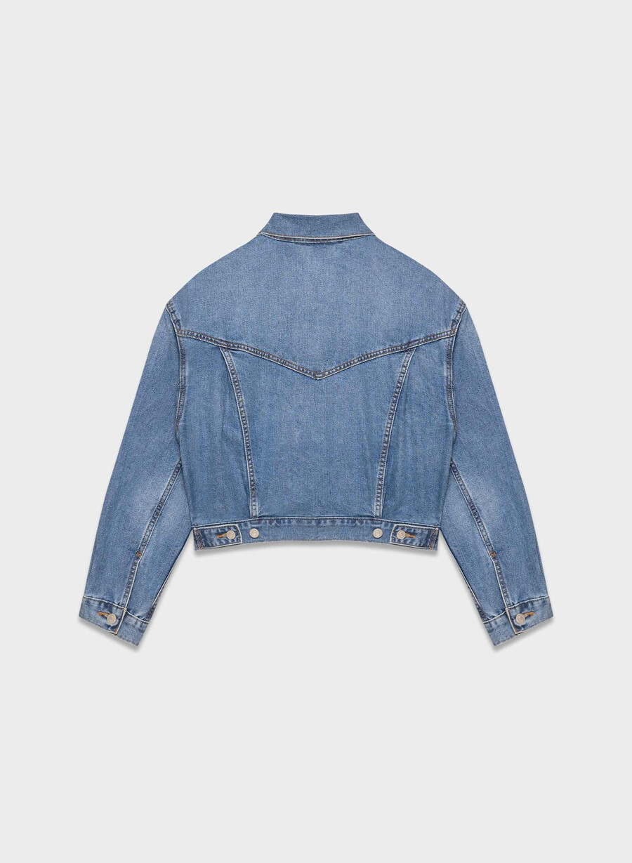 levis shrunken 90-tals truckerjacka cool city whip