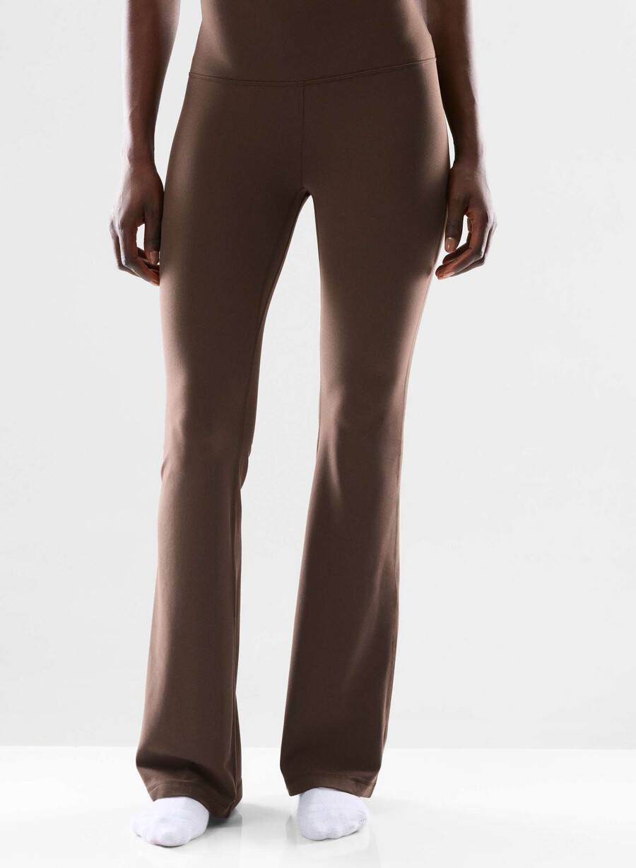butter cheeky höghöjdsutsvängda leggings 32 mokkabrun