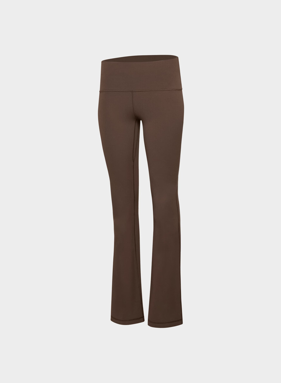 butter cheeky höghöjdsutsvängda leggings 32 mokkabrun