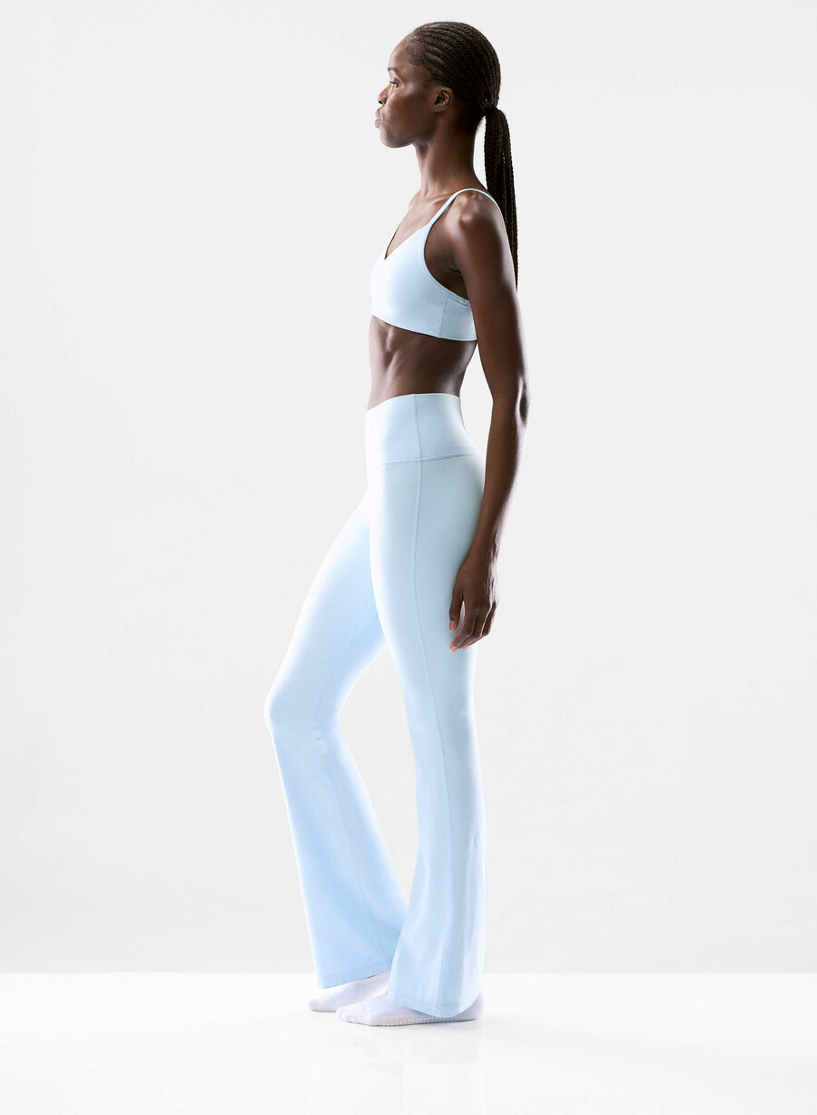 butter cheeky höghöjdsutsvängda leggings 32 villa blÅ