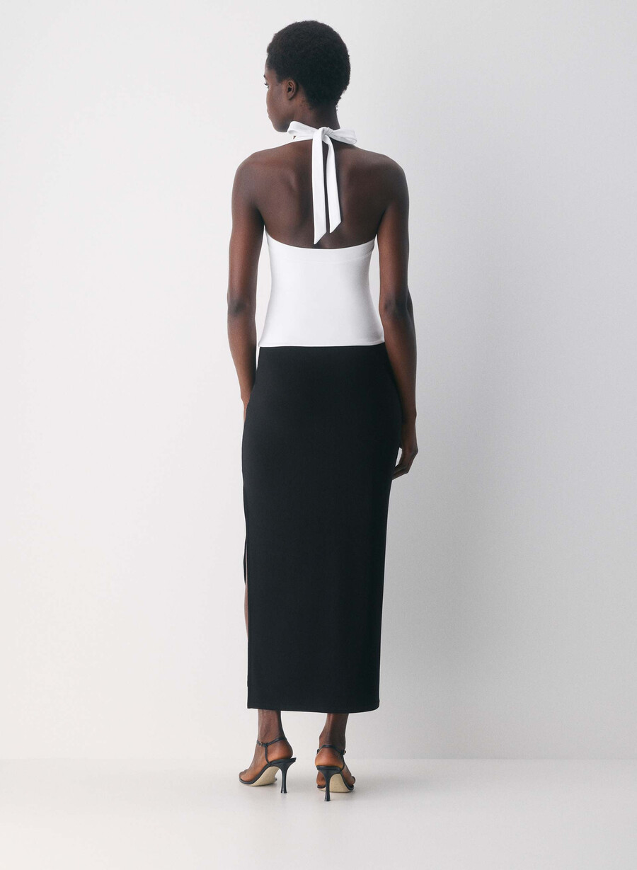 original contour optimum halter top ljusvit