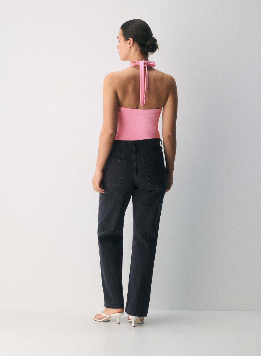 original contour optimum halter top jellybean rosa