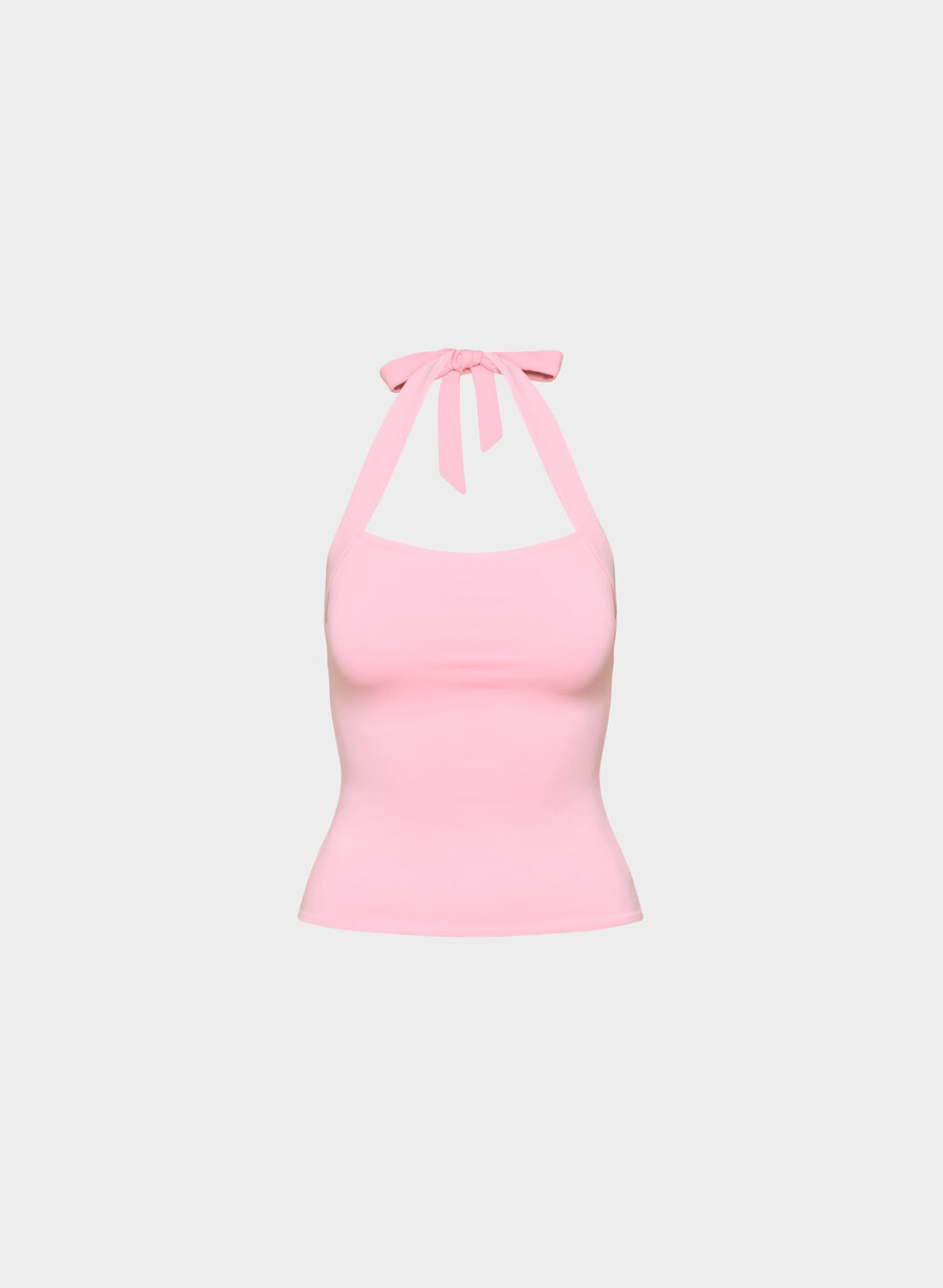 original contour optimum halter top jellybean rosa