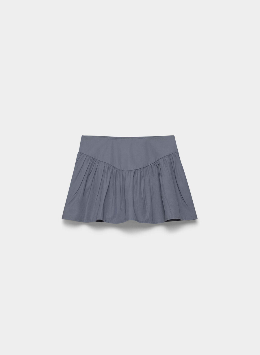 tofflor poplin skort vintage navy