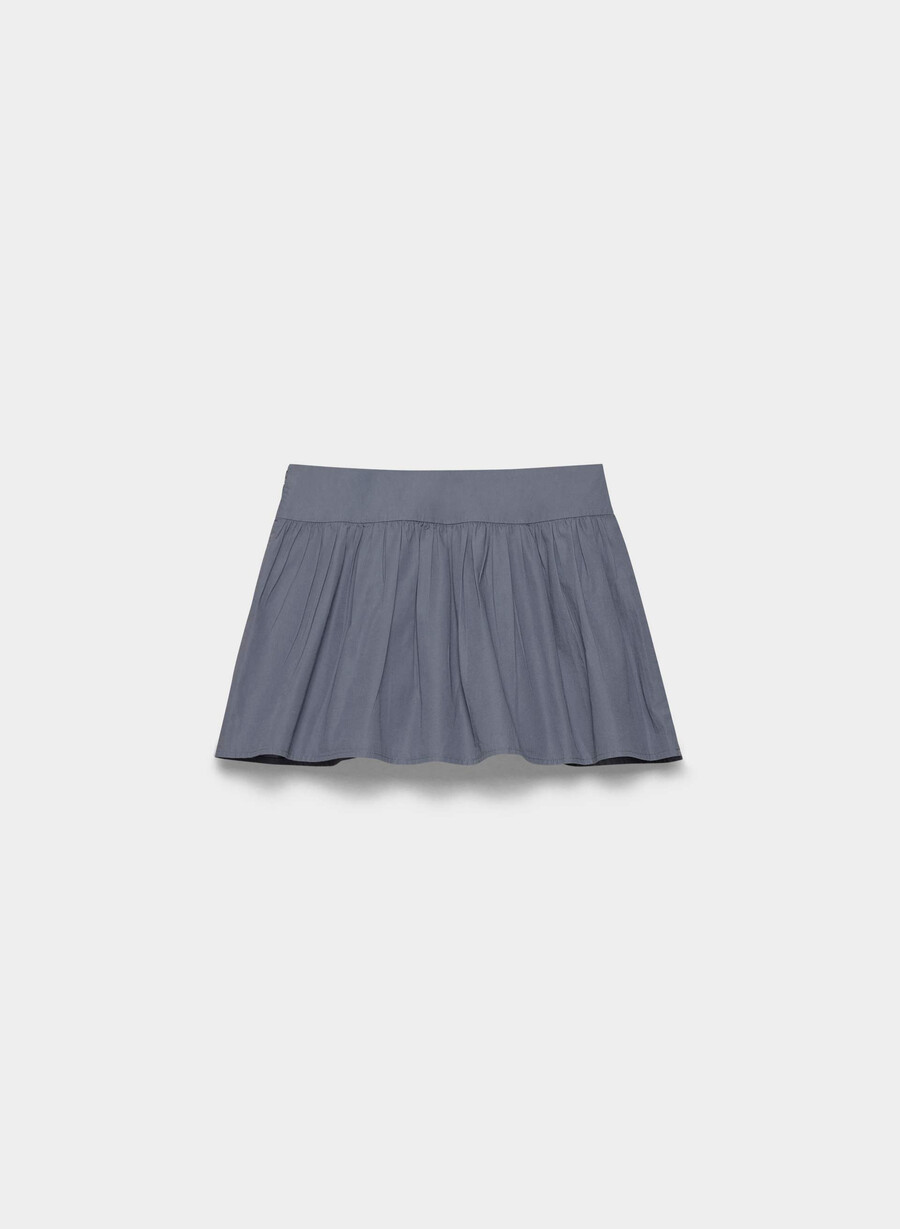 tofflor poplin skort vintage navy