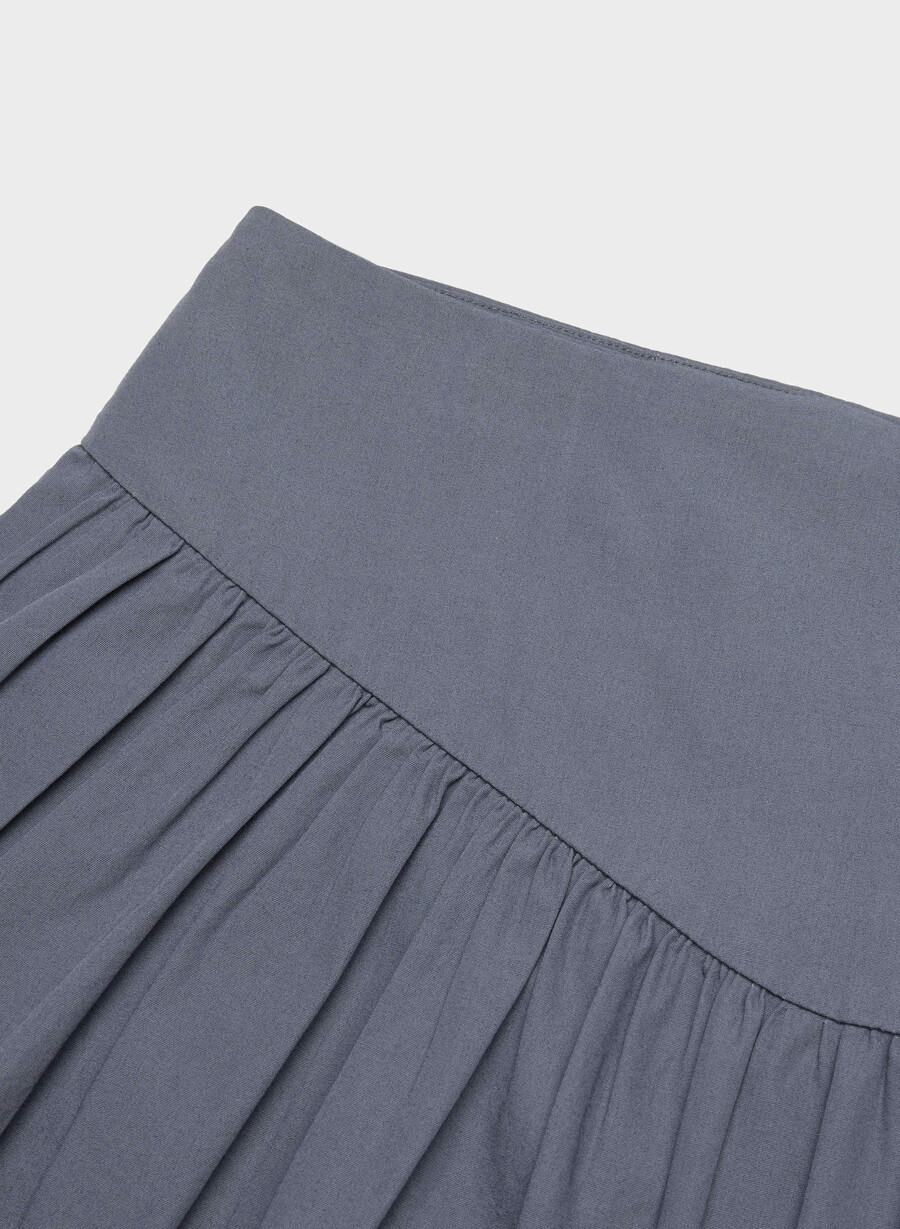 tofflor poplin skort vintage navy