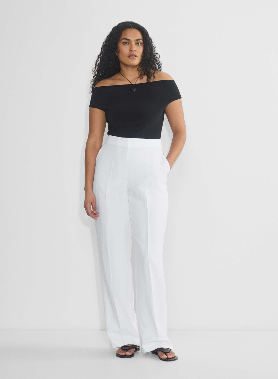 limitless pant curve-fit – cruiselinen vit