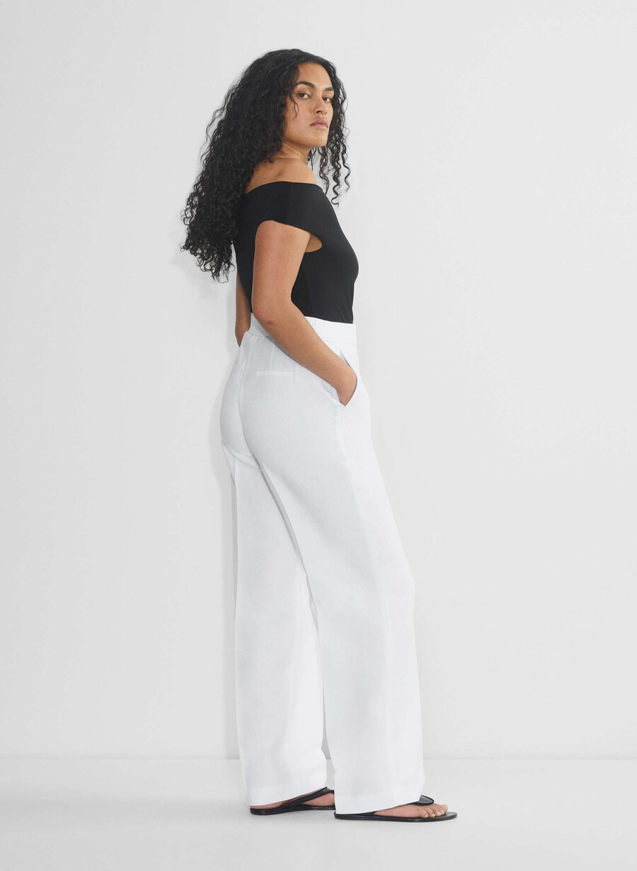 limitless pant curve-fit – cruiselinen vit