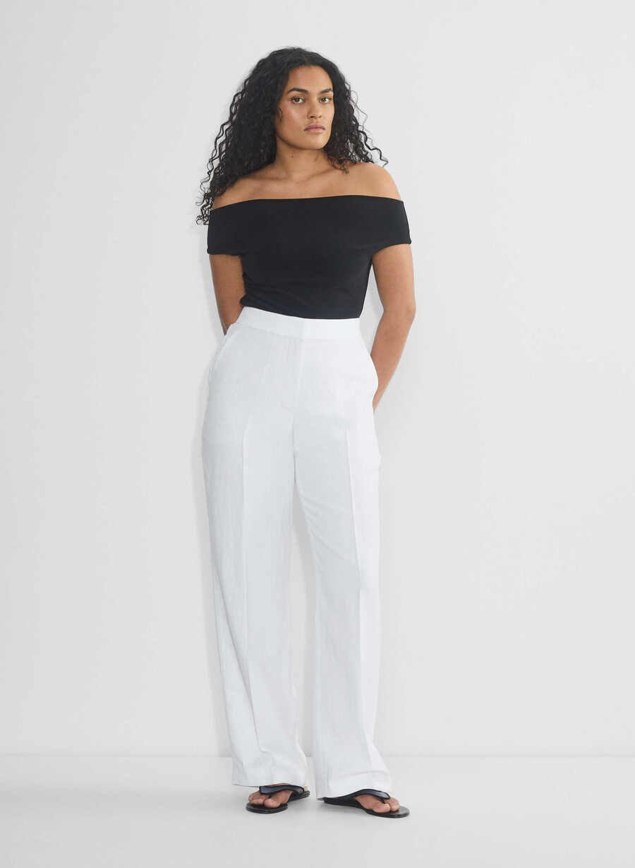 limitless pant curve-fit – cruiselinen vit