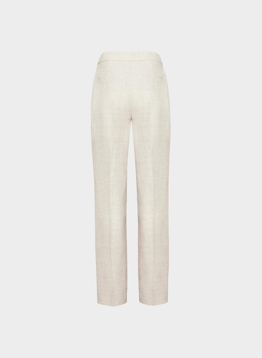 limitless pant curve-fit – cruiselinen naturlig ecru