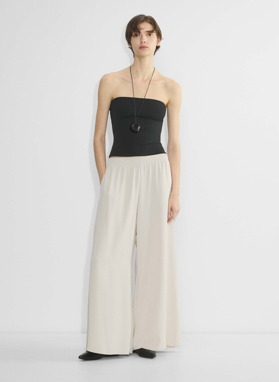 parker palazzo byxa - studio drape matte pÄrlor
