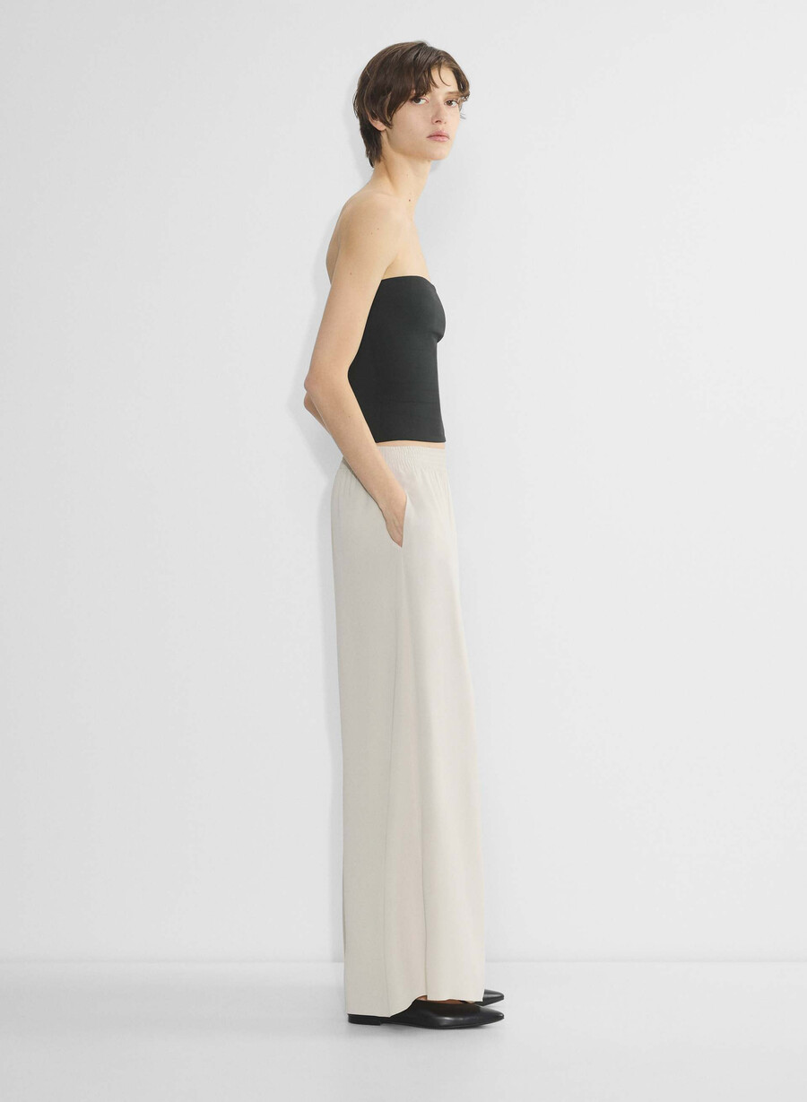parker palazzo byxa - studio drape matte pÄrlor
