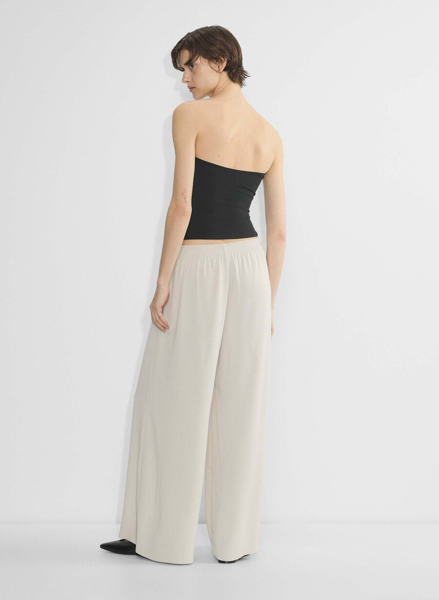 parker palazzo byxa - studio drape matte pÄrlor